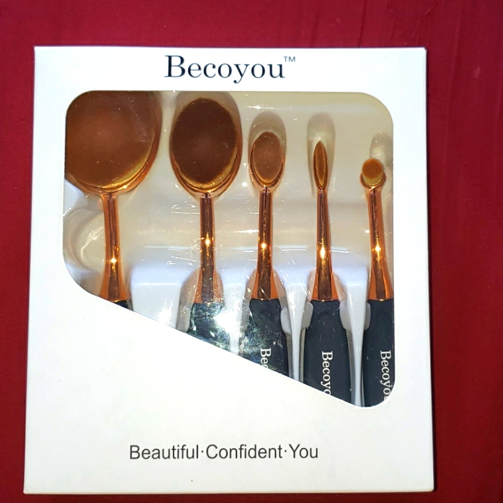 Becoyou 5 pc Makeup Brush Set
